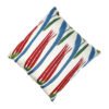 cojin ikat azul y rojo 40x40