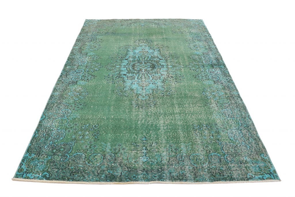 Alfombra Vintage color verde