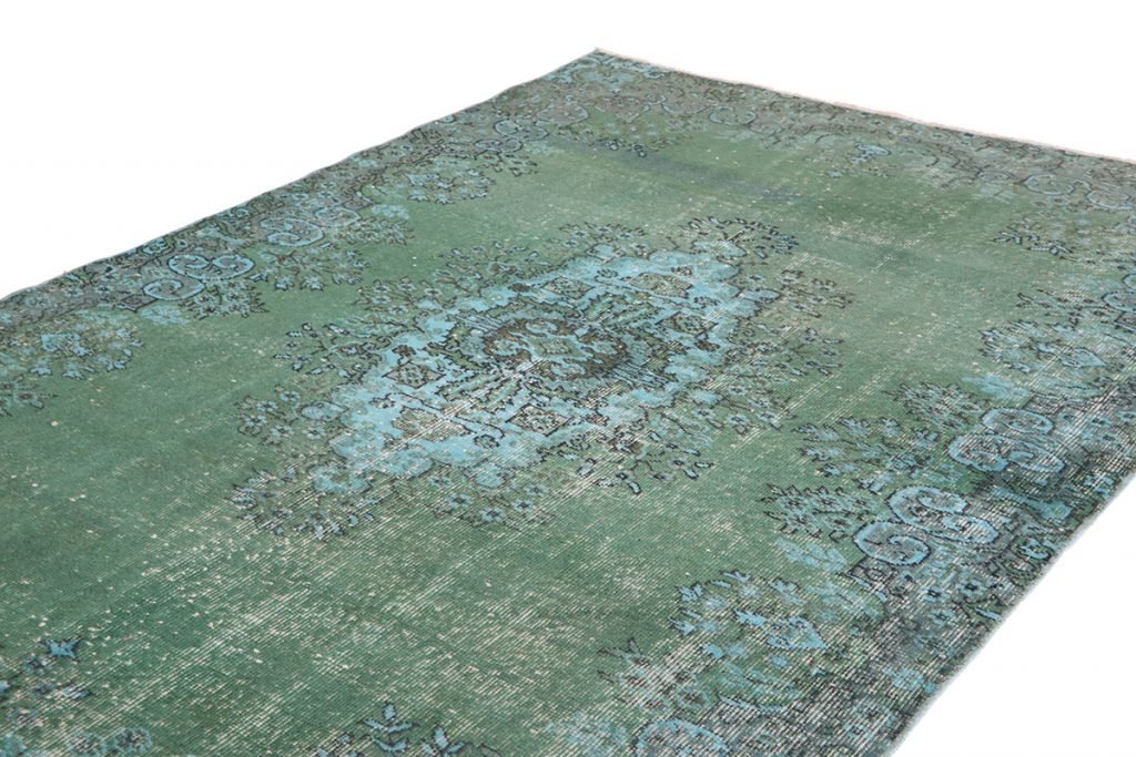 Alfombra Vintage color verde