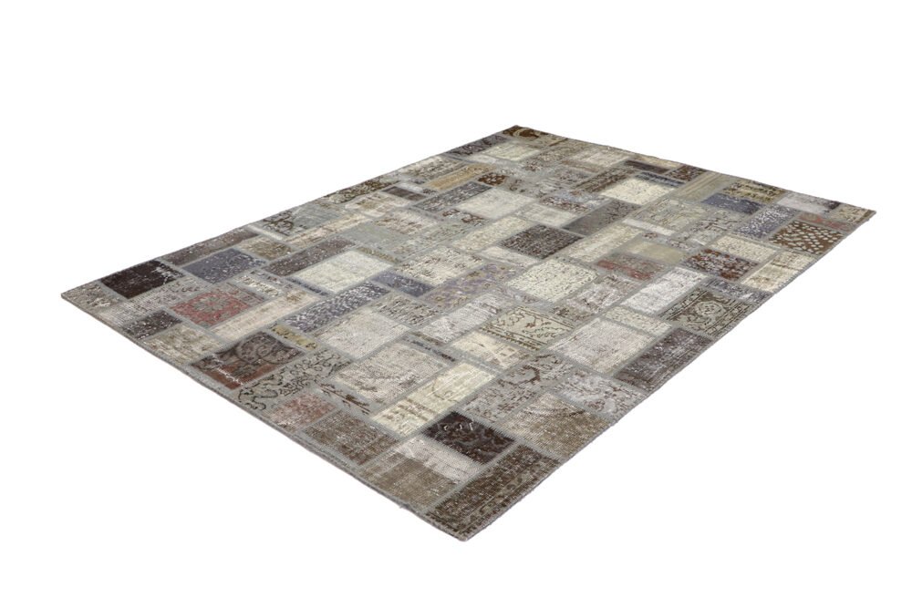 Alfombra Patchwork color gris