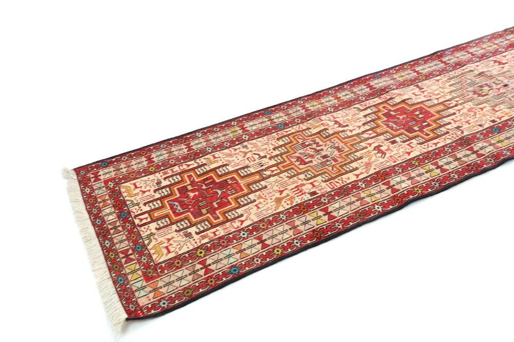 Kilim Soumak Bordado Artesanal