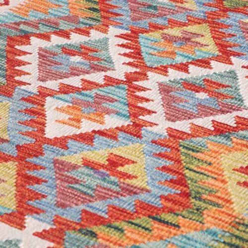 kilim turco artesanal colorido
