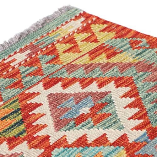 kilim turco artesanal colorido