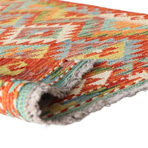 kilim turco artesanal colorido