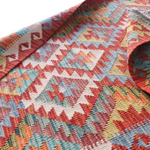 kilim turco artesanal colorido