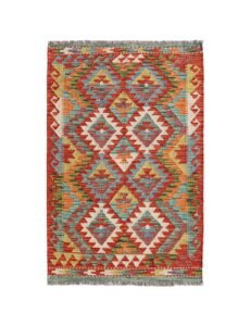 kilim turco artesanal colorido