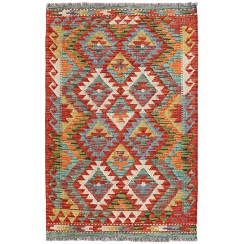 kilim turco artesanal colorido